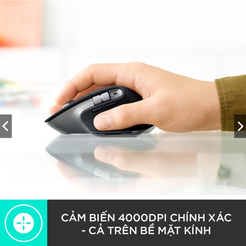 Chuột không dây Logitech MX Master 3 Đen Hàng Chính Hãng