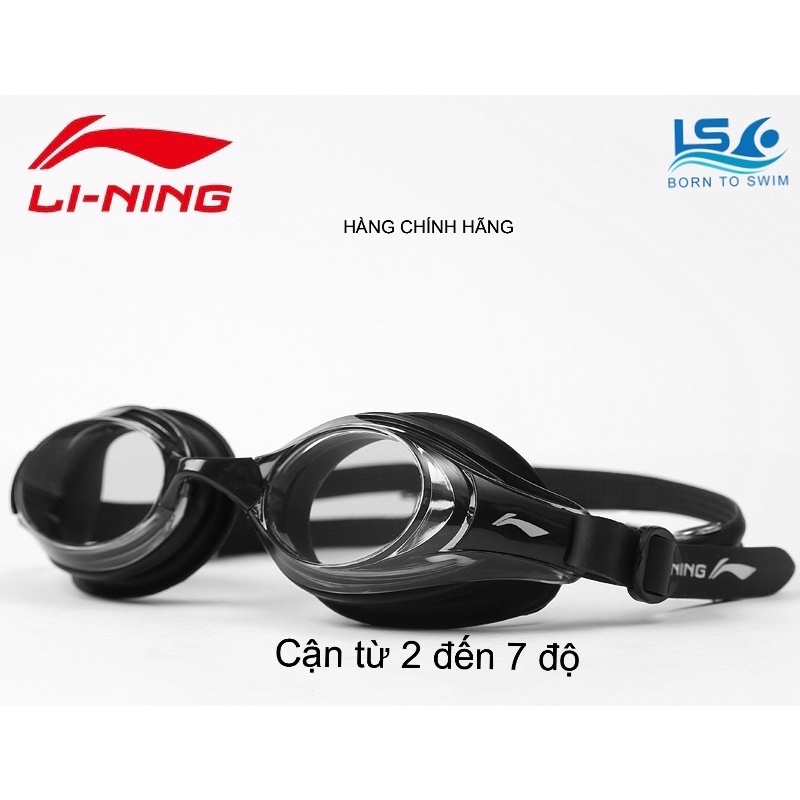 Kính bơi lining cận chính hãng từ 2 đến 7 độ nam nữ