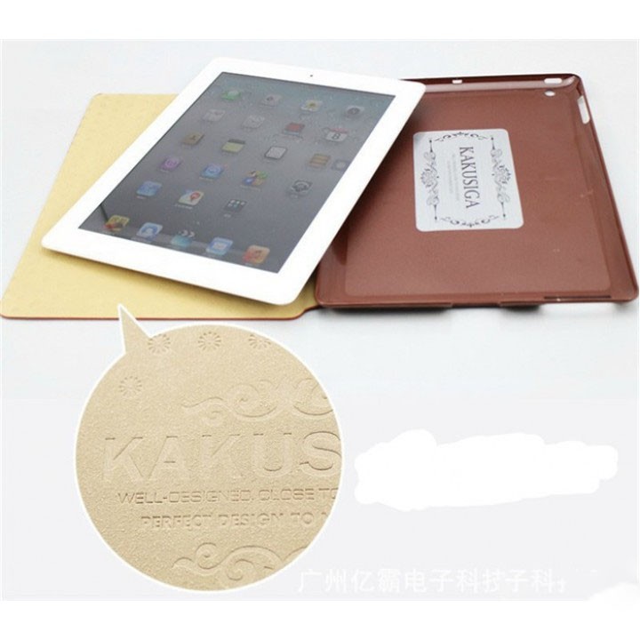 Bao da iPad 7 hiệu kakusiga dạng Stand Case