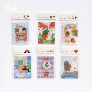 Tab phân trang PVC dễ thương cho sổ còng mini 3 lỗ