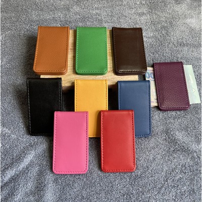 Kẹp tiền da bò Vicobi nhiều màu chọn lựa KT