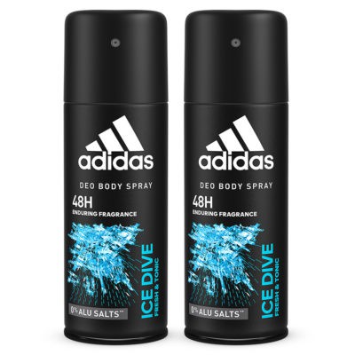 Xịt khử mùi Toàn Thân Adidas cho nam Hương Ice Dive 150ml Chính hãng