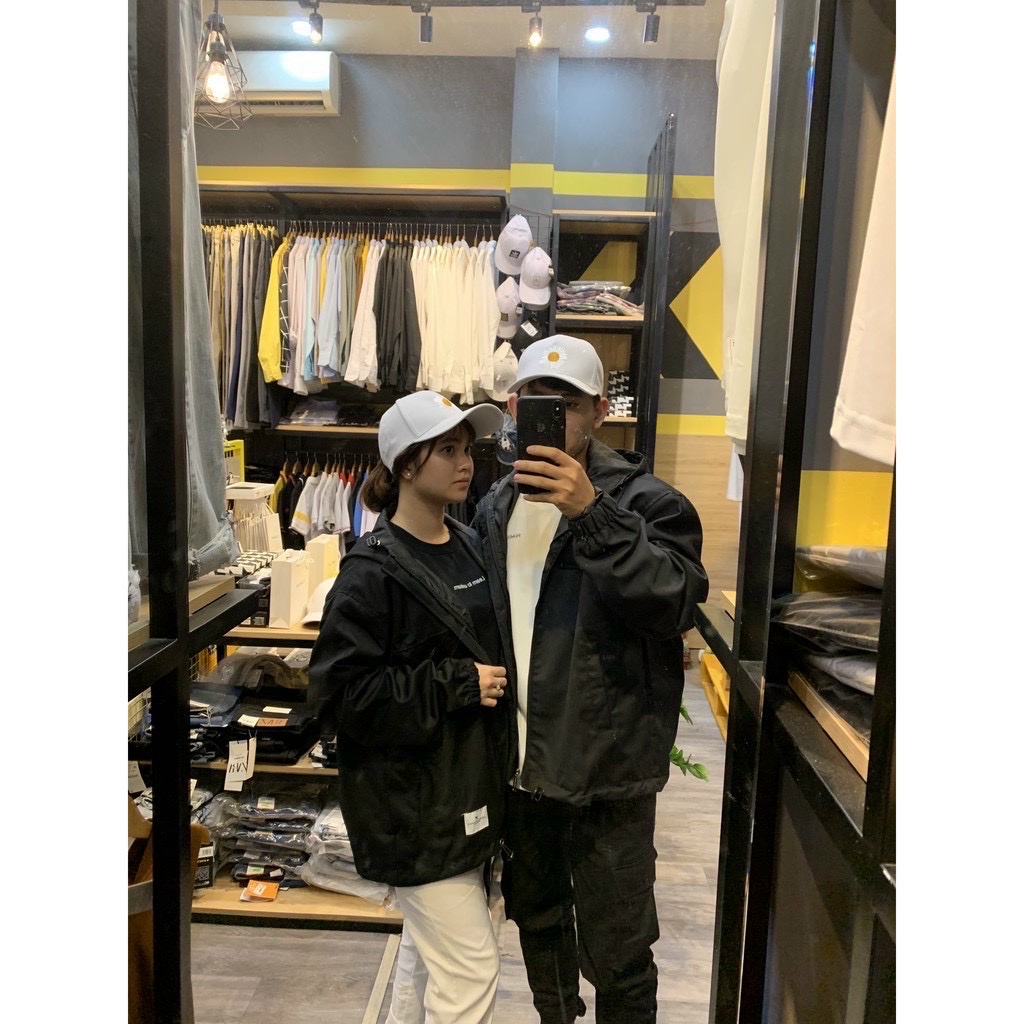 Áo Khoác Kaki Trơn Unisex 2 Lớp Xịn Mịn, Áo Khoác Kaki Dây Kéo Có Mũ Chống Nắng Gió Tốt.