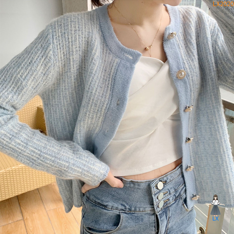<Ready> Áo Khoác Len Cardigan Thời Trang Mùa Thu
