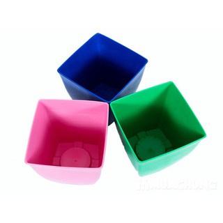 10 Chậu nhựa vuông trồng cây (V16) hàng nhập khẩu và phân phối chính hãng.