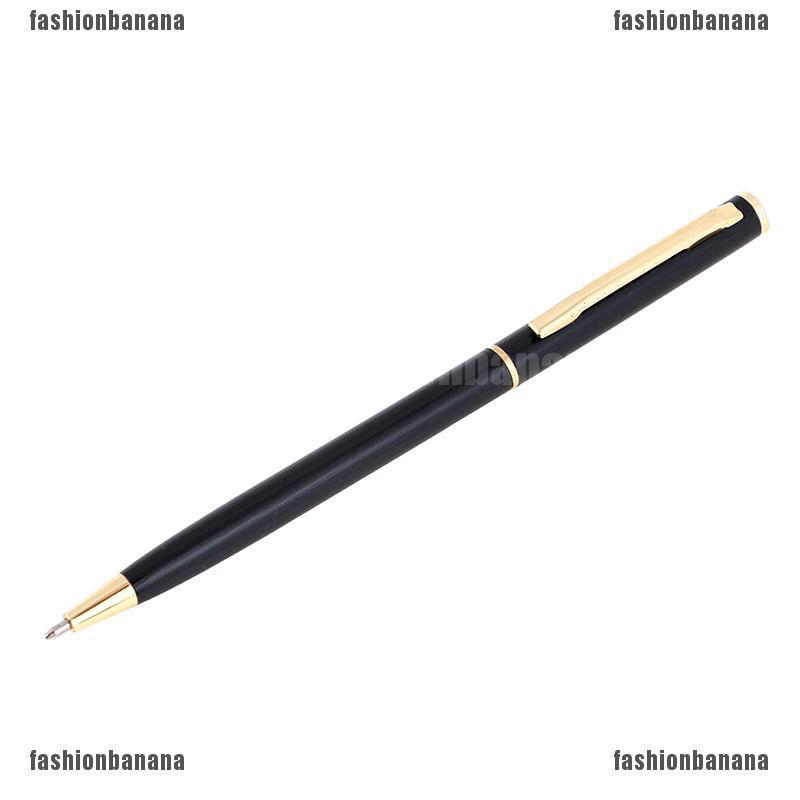 Bút Bi Mực Đen Ngòi 1mm Vỏ Kim Loại Sang Trọng