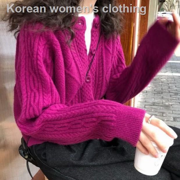 Áo Khoác Cardigan Dệt Kim Phong Cách Hàn Quốc Xinh Xắn Cho Nữ