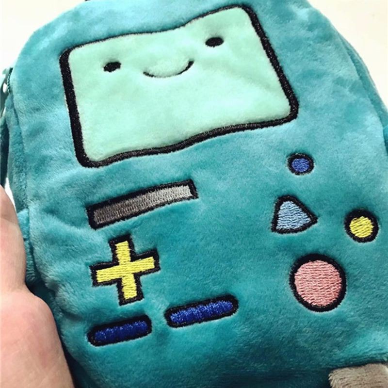 Túi Đeo Chéo Đựng Điện Thoại Hình Finn Jake Nhồi Bông Đáng Yêu