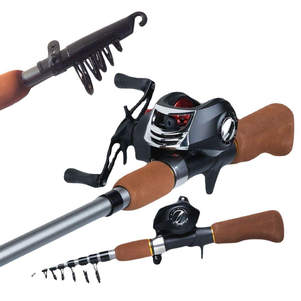 Cần Câu Cá Mini Siêu Nhẹ Gấp Gọn Tiện Dụng Mang Theo Du Lịch