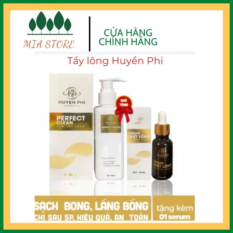 Kem Tẩy Lông Huyền Phi Tặng Serum Triệt Lông Sạch Sẽ An Toàn Không Đau Rát Dưỡng Da Mền Mại