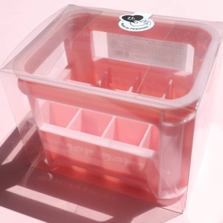 [100% AUTH] Khay đựng son Peripera Lip Container - Màu Hot Pink