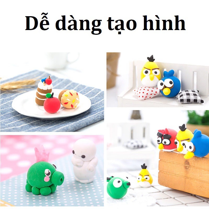 Đất nặn 24 màu + 7 khuân - Deli 7031