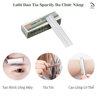Set 10 Cây Lưỡi Lam Spacily Tỉa Lông Mày
