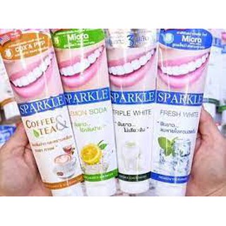 Kem Đánh Răng Sparkle Triple White Bạc Hà Thái Lan 100g