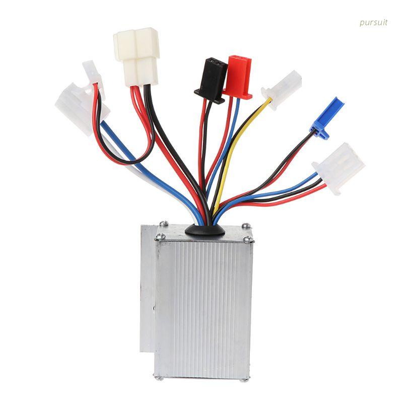 Bộ điều khiển tốc độ động cơ chổi than pur / dc 24v 250w cho xe đạp điện
