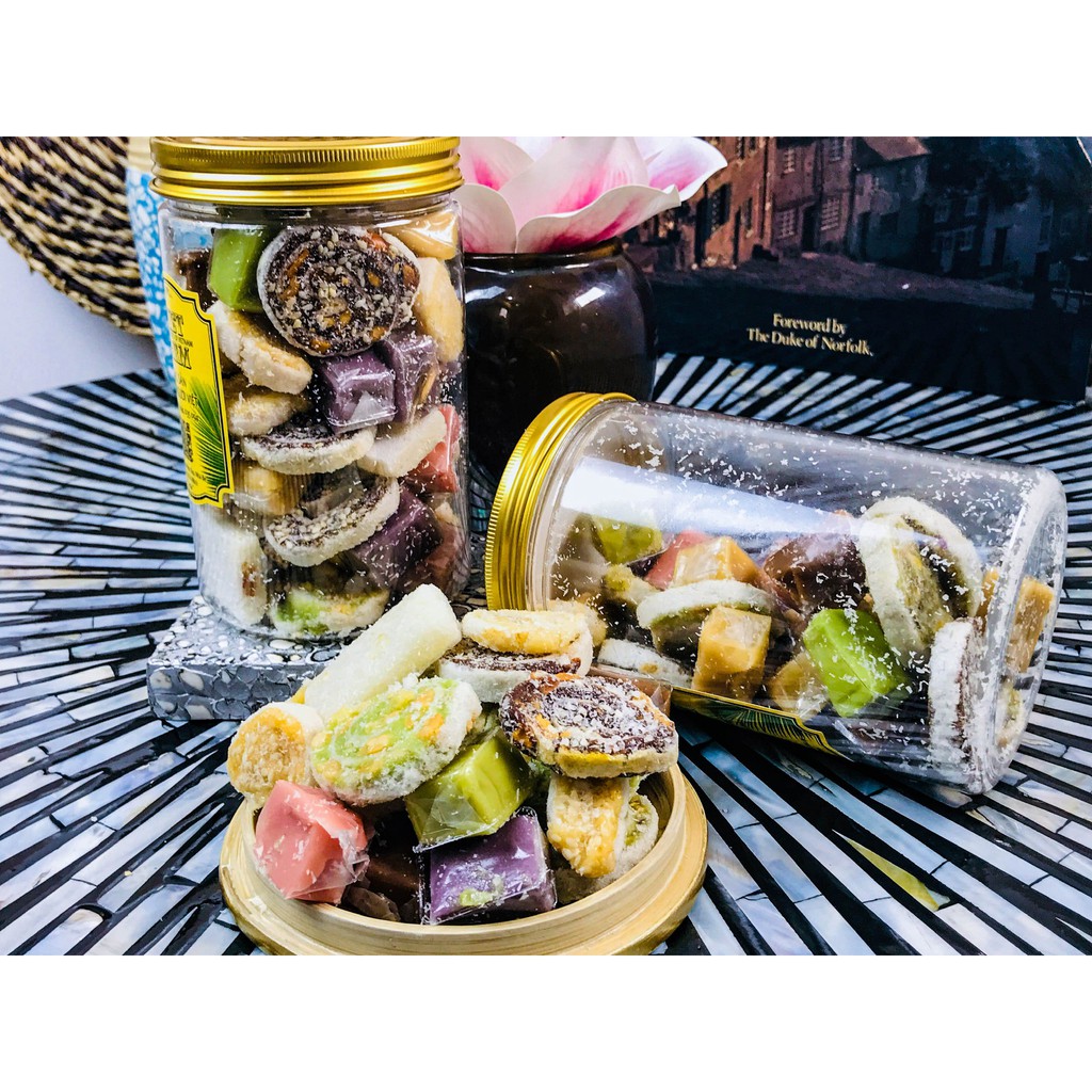 Kẹo dừa bến tre ngon VIETFARM mix 10 vị 250g - 500g -1kg