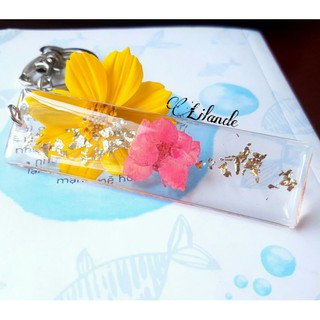 Móc khóa Thẻ Hoa 8cm Lilande