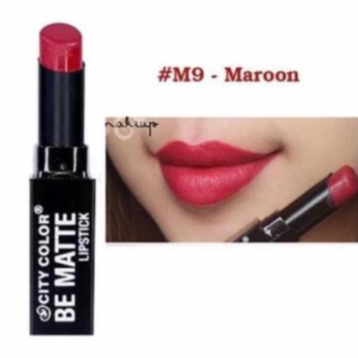 Son Lì City Color Be matte Lipstick #M9 Maroon