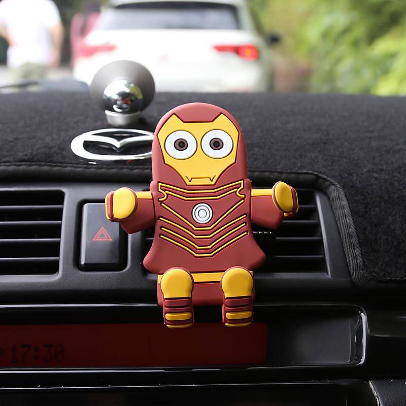Automobile Phone Holder Air Outlet Snap-on Vehicular Use Mobile Phone Holder Cartoon Cute Support Frame for Navigation Car car accessories LvnA