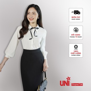 Áo Sơ Mi Nữ UNIVTH Uni Korean Fashion Croptop Cổ Vest Họa Tiết Hoa Nhí 5A0196