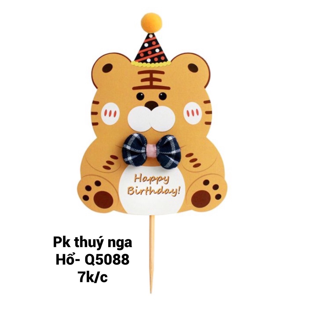 5 THẺ CẮM ĐỘNG VẬT (CHẤT LIỆU GIẤY)