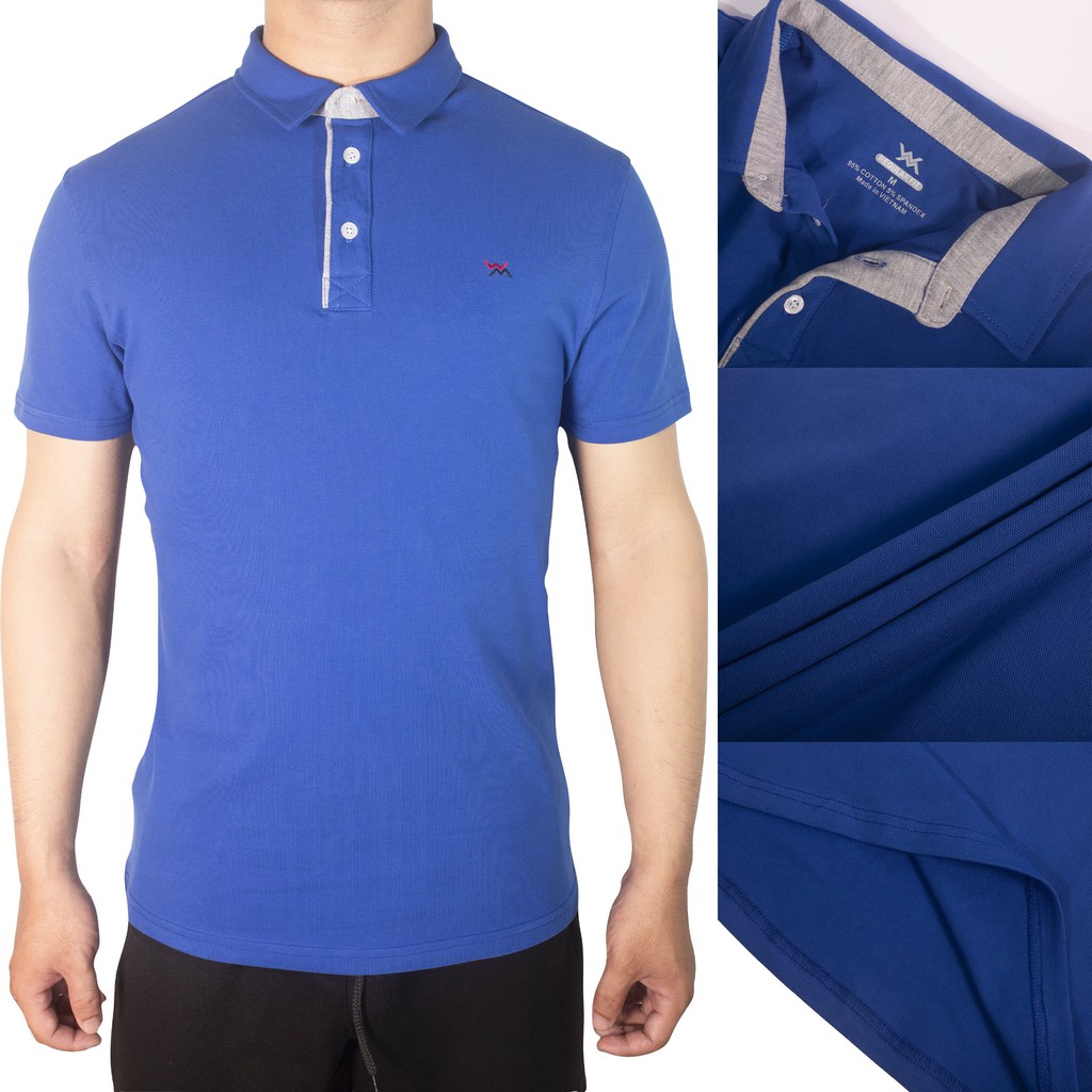Áo Polo Nam, Chất Liệu 95%Cotton &amp; 5%Spandex Dáng Regular Fit Siêu Mát Fashion_Today