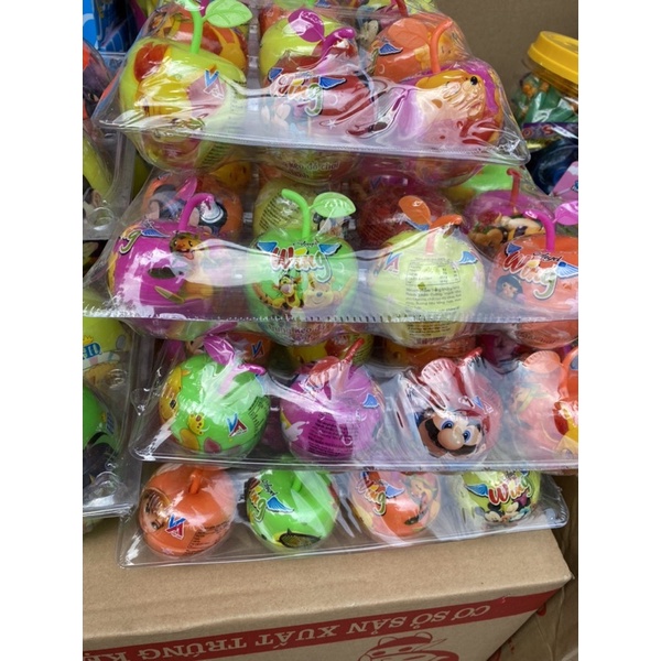 Khay 12 quả táo kèm kẹo C xinh xắn