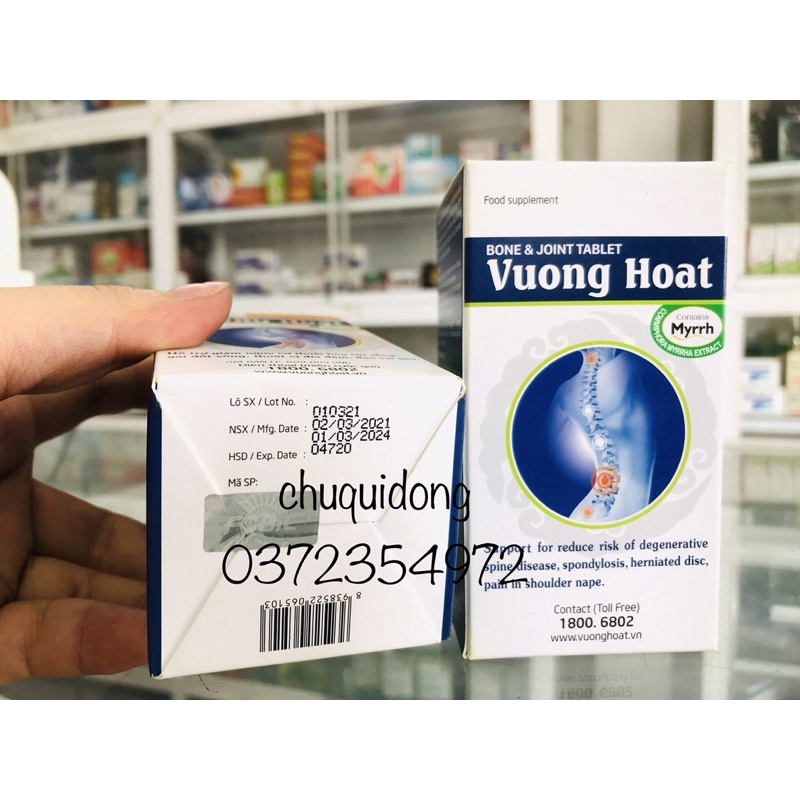 Vương hoạt hỗ trợ xương khớp | Thế Giới Skin Care