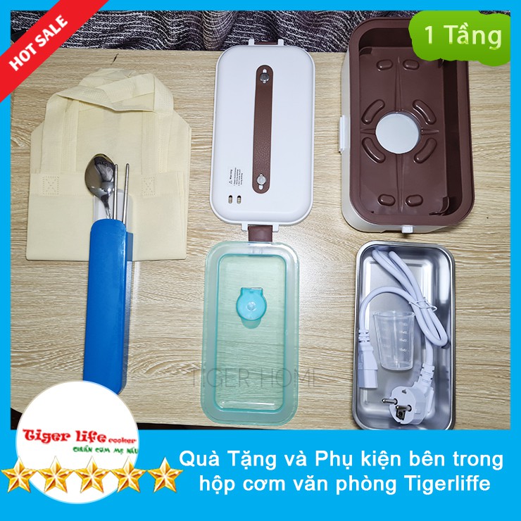 Hộp Cơm cắm Điện, Hộp cơm hâm nóng và nấu  1, 2, 3 Tầng Tigerlife bh 12 tháng lỗi 1 đổi 1 tặng full đồ NEW 2022 | BigBuy360 - bigbuy360.vn