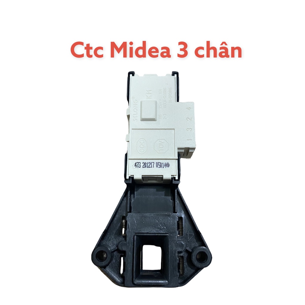 Công tắc khóa cửa cho máy giặt Midea 3 chân