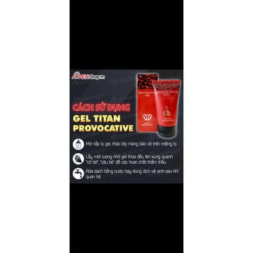Chuẩn Nga - Titan - Gel - đỏ của phái mạnh ( lô mới nhất )