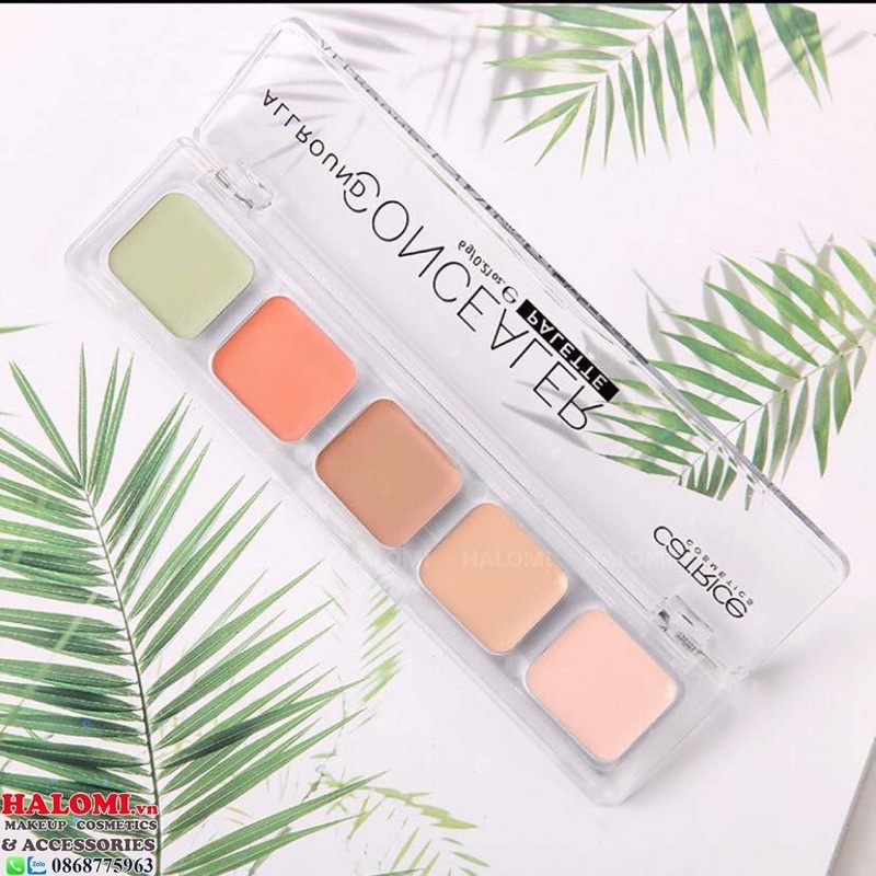 CHE KHUYẾT ĐIỂM 5 Ô CATRICE ALLROUND CONCEALER PALETTE