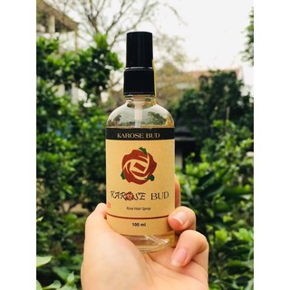 XỊT DƯỠNG TÓC HOA HỒNG KAROSE BUD 100ml
