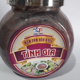 Mắm tôm hảo hạng tĩnh gia - lọ thủy tinh 500g