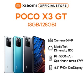Điện thoại Xiaomi POCO X3 GT 8GB/128GB - Pin 5,000mAH - Sạc nhanh 67W