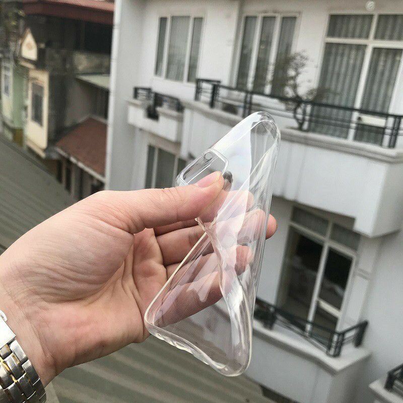 Samsung A02S_Ốp lưng dẻo TPU trong suốt có gờ bảo vệ Camera siêu bền