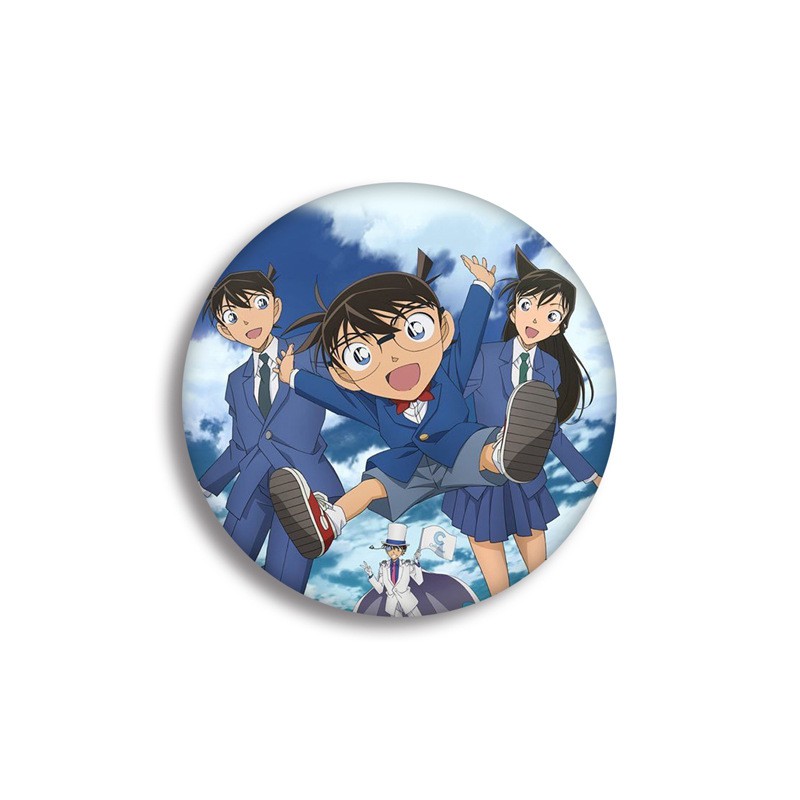 (nhiều mẫu) Huy hiệu cài áo IN HÌNH Conan Thám tử lừng danh anime chibi độc đáo