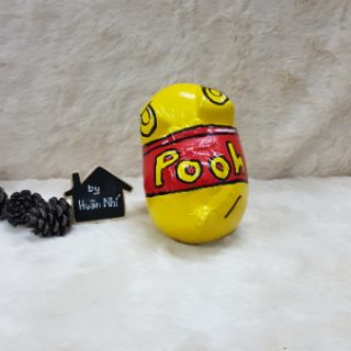 Heo đất handmade - gấu Pooh