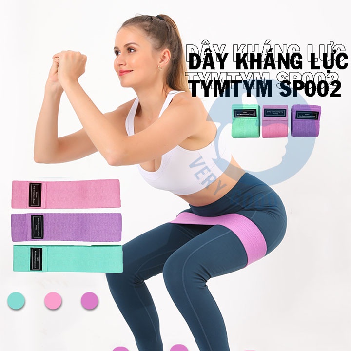 Dây kháng lực bản rộng tập chân mông, dây Band, phụ kiện tập gym, đồ dùng thể thao tại nhà, vòng cao su đàn hồi sport