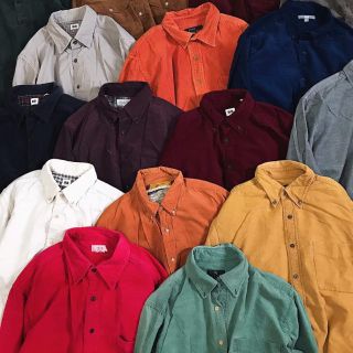 (COMBO 2 Áo) Sơ Mi Nhung Tăm Vintage - Còn Nhiều Màu