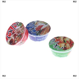 [MQ2]New 3pcs Dollhouse Cup Noodles Miniature 1:12 Kitchen Simulation Food Soup Toy
