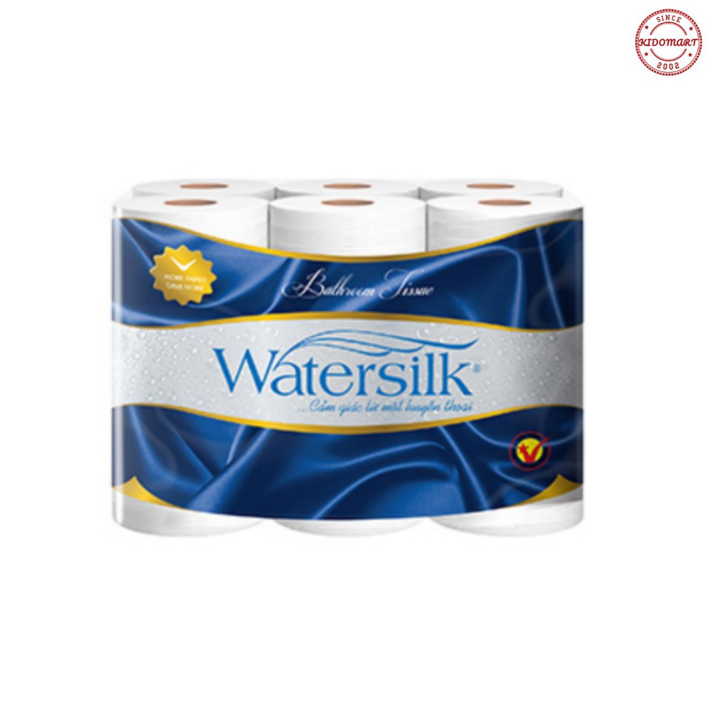 Giấy Vệ Sinh Watersilk 12 Cuộn