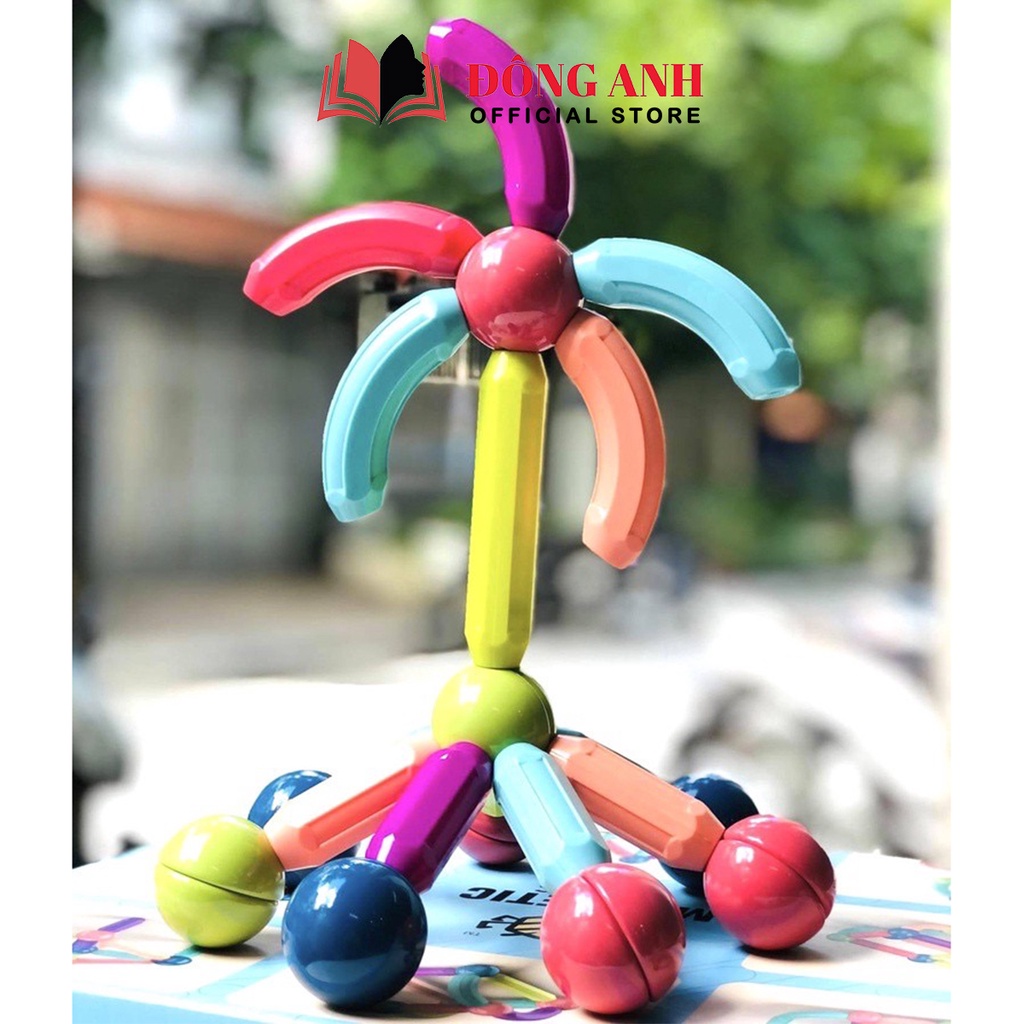 Bộ đồ chơi xếp hình nam châm Baostore giúp bé phát triển trí tưởng tượng