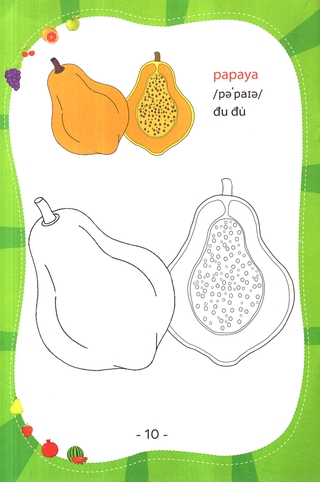 Coloring Book! Tô Màu Trái Cây