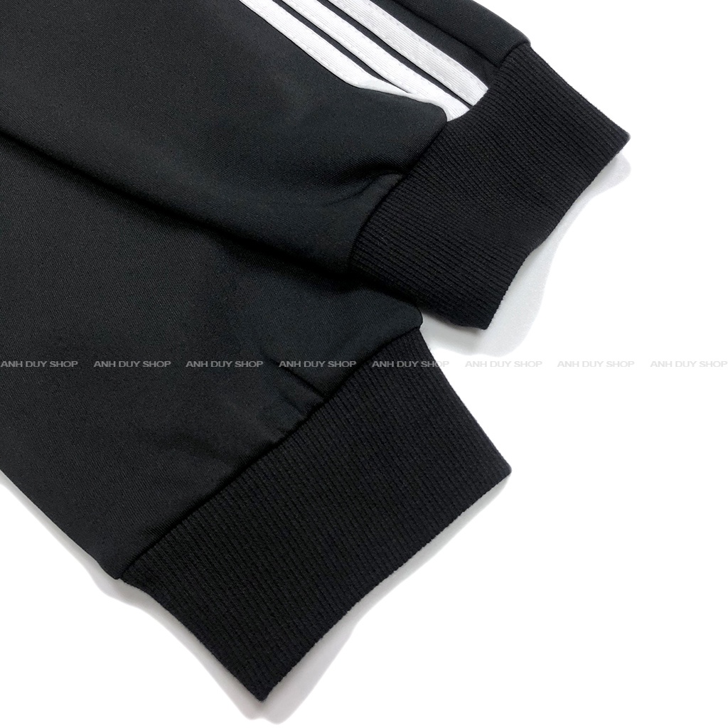 Quần Jogger Nam Nữ 3 Sọc Thun Poly Phong Cách Thể Dục Thể Thao Năng Động Cá Tính Unisex ANH DUY SHOP JGV11