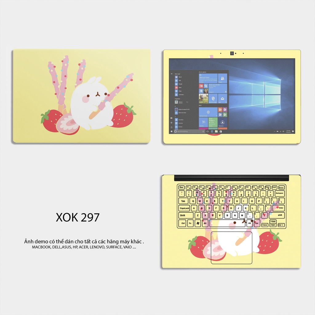 Miếng Dán Skin Laptop Chủ Đề Đáng Yêu (P2)