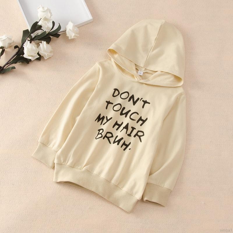 Áo Khoác Hoodie In Chữ Cho Bé