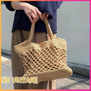 Túi Len Đan Quai Xách Nữ Phong Cách Vintage ( Có vải lót đẹp, có khóa kéo chắc chắn)