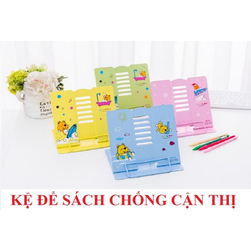 Kệ để sách chống cận cho bé, giúp bé học tốt, tiện lợi, hiệu quả ( chất liệu bằng sắt)