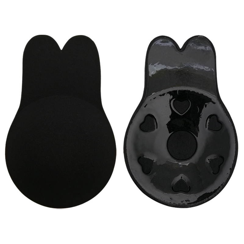Miếng Dán Nâng Ngực Tai Thỏ Bằng Silicone Màu Be/Be Kích Thước Lớn